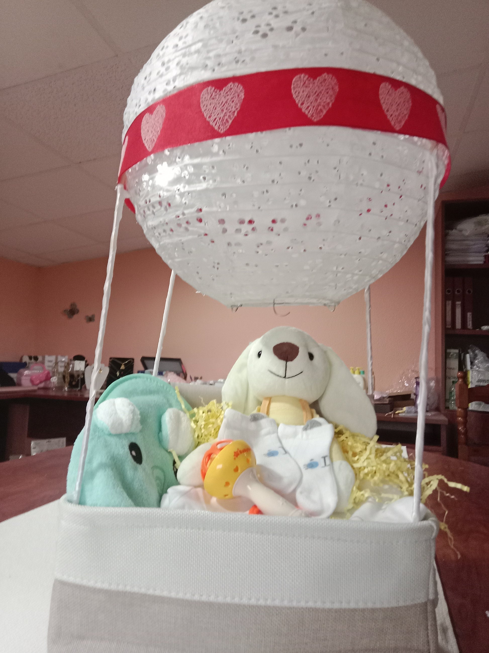 Regalo para recién nacido globo aerostático